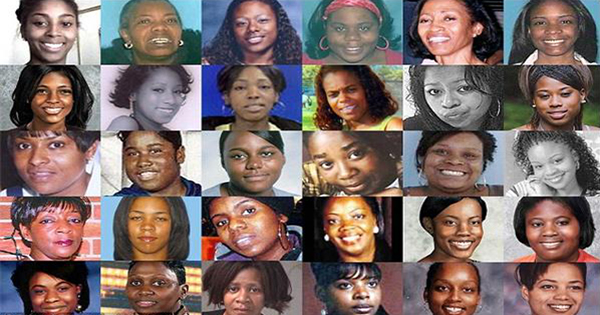 collage of the faces of many black women currently or formerly missing